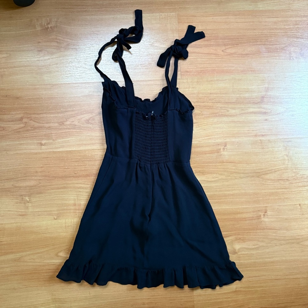 Reformation Black Mini Dress - Picture 7 of 11